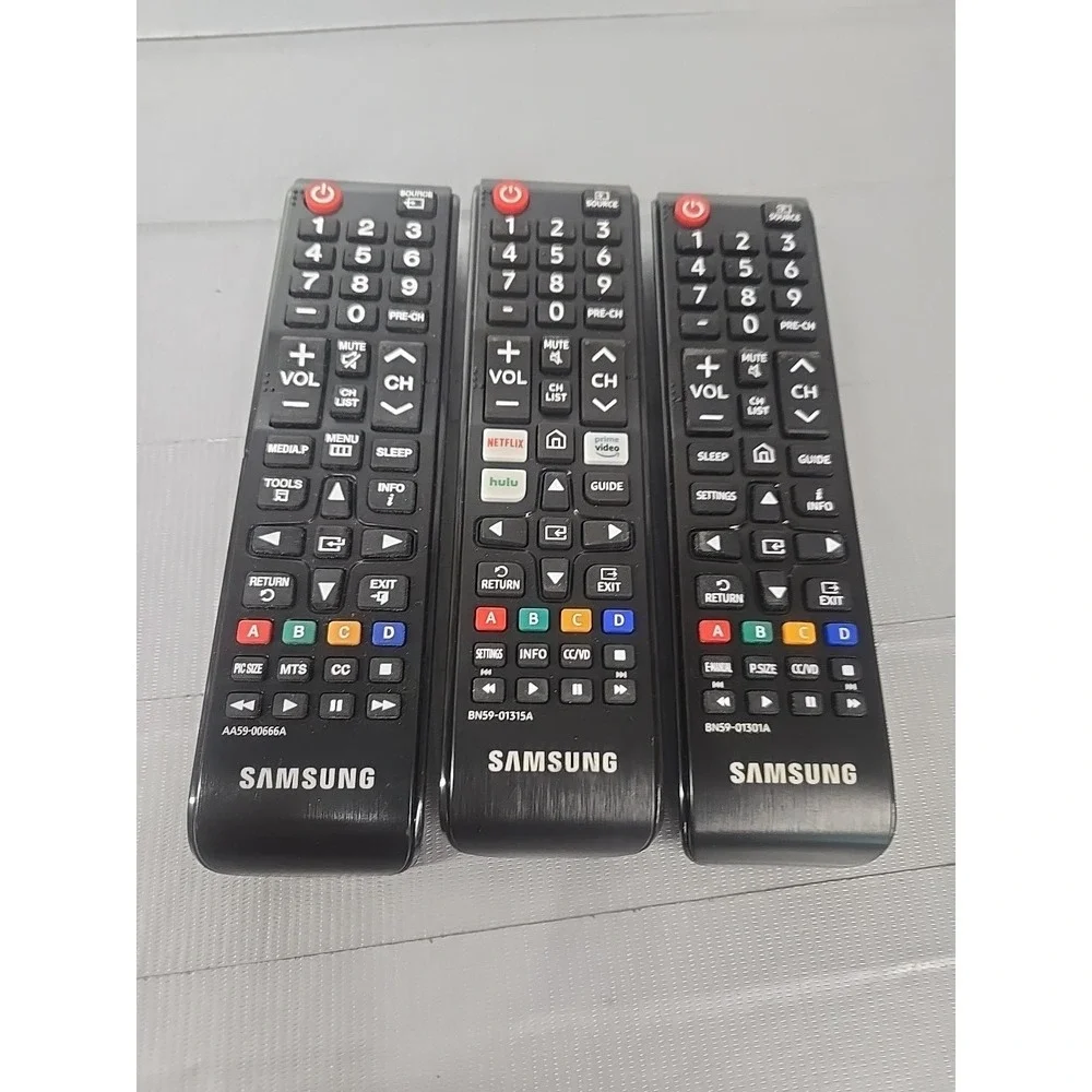 3 Samsung Smart TV Remote Control BN59/AA59